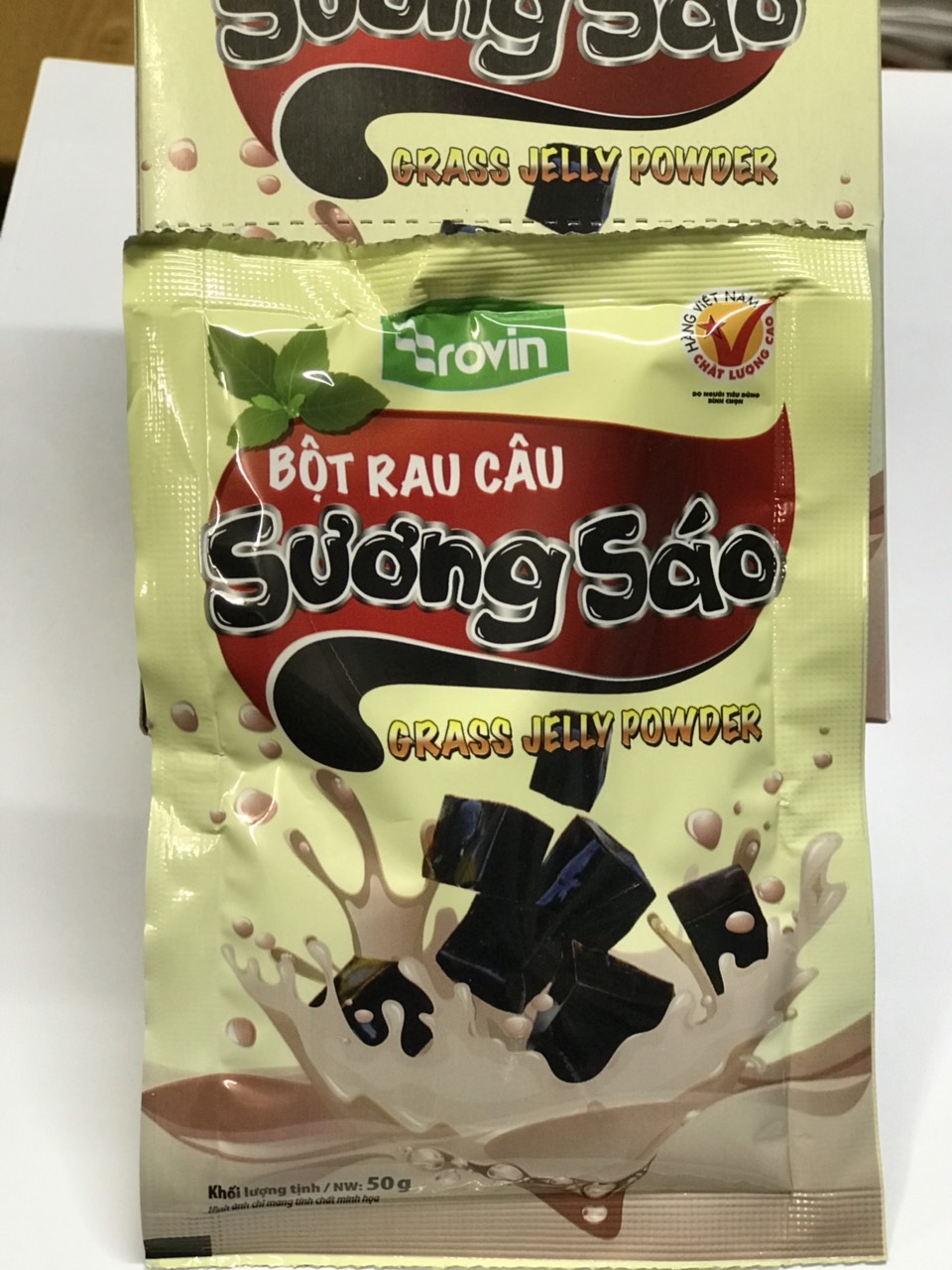 Bột Rau Câu Sương Sáo (Hộp 5 gói (50g/gói))