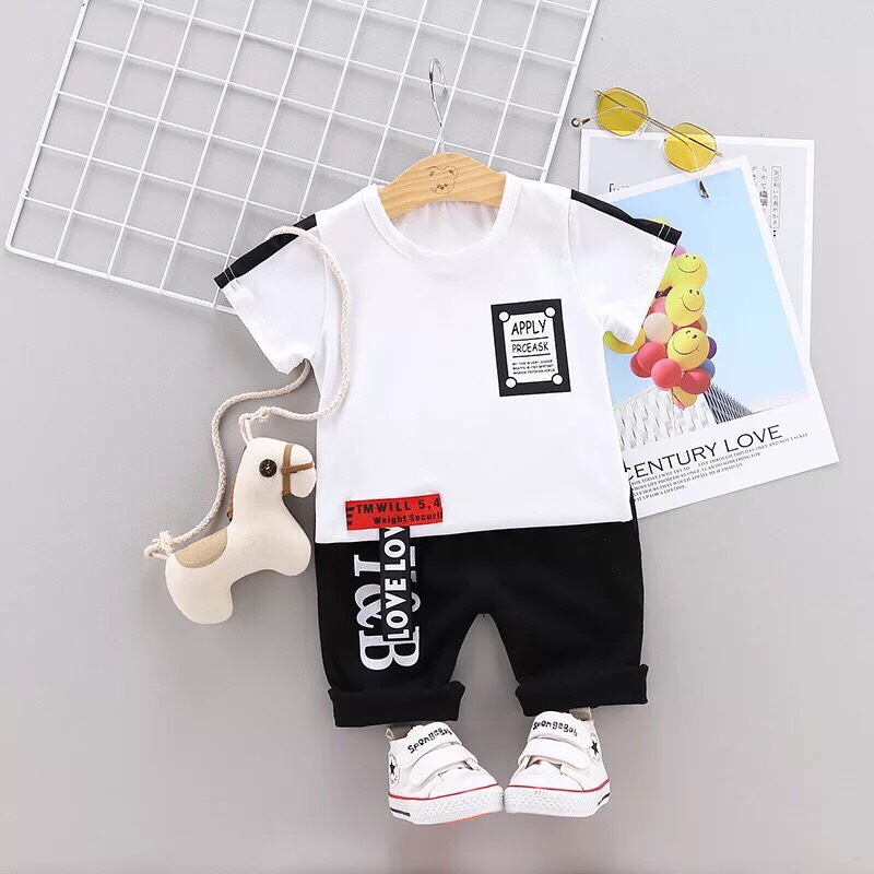 [HCM]bộ công tử chất cotton mềm mại cho bé