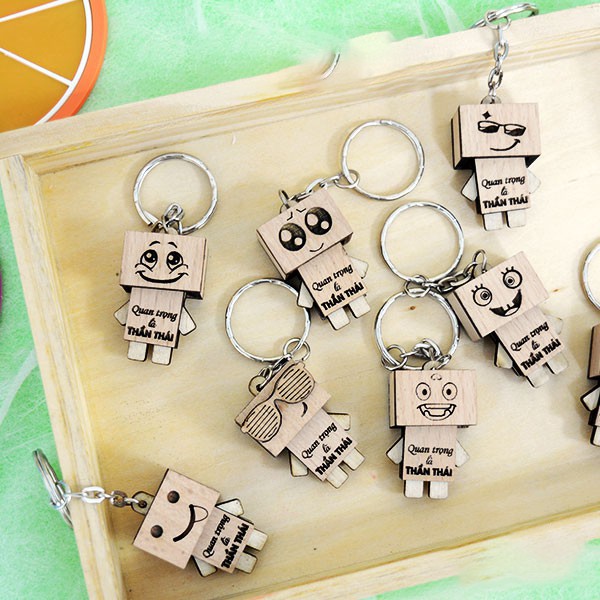 Móc Khóa Gỗ Danbo Siêu Dễ Thương-W29-D7T3