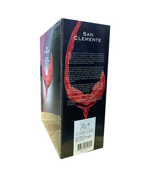 Vang bịch Chile San Clemente 3 Lít