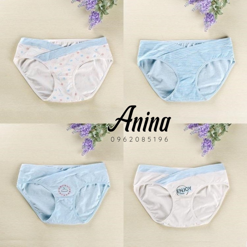 Quần lót bầu cạp chéo kháng khuẩn -quần lót nữ cotton chất đẹp cao cấp CS101