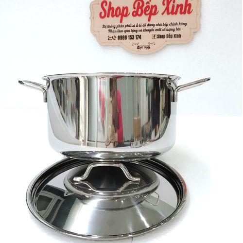 Nồi inox 3 đáy Fivestar 16cm Nắp Inox (sw)