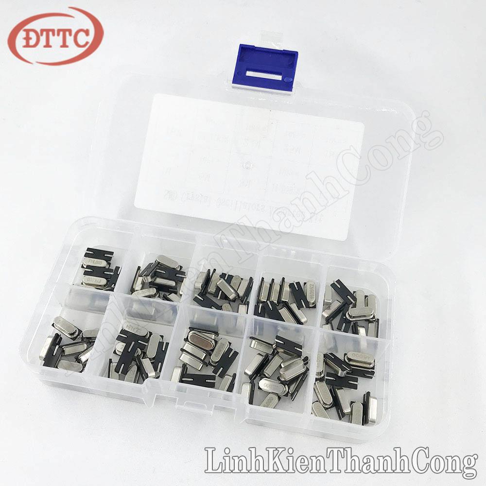 Combo 10 Loại Thạch Anh 4MHz-48MHz 49S SMD (100 Cái)