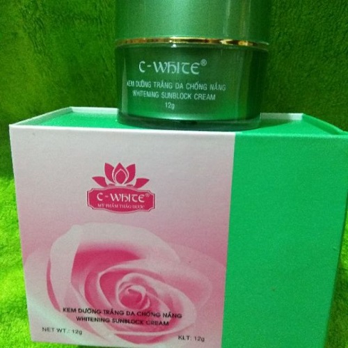 Kem C-white dưỡng trắng da chống nắng 12g