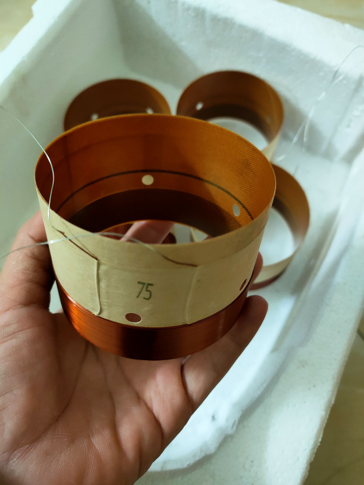 Côn loa phi 75 - 2 lớp