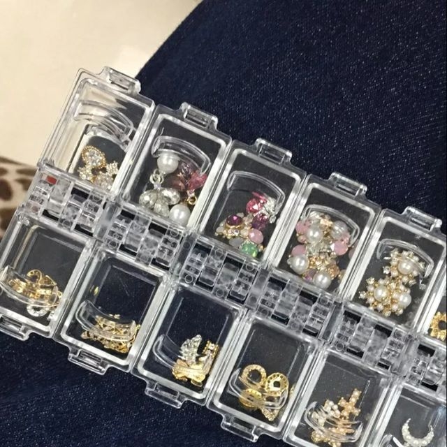 Khay 12 Ô Đựng Đá, Charm, Nail - sinailmi