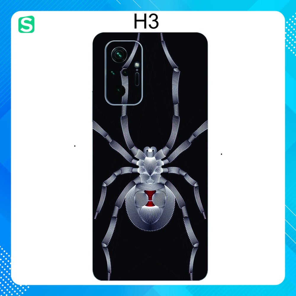 Miếng Dán Skin mặt lưng full viền Redmi note 10 pro / note 10 / note 10s / note 9 / note 9pro / note 8 / mi 11 / mi 11li
