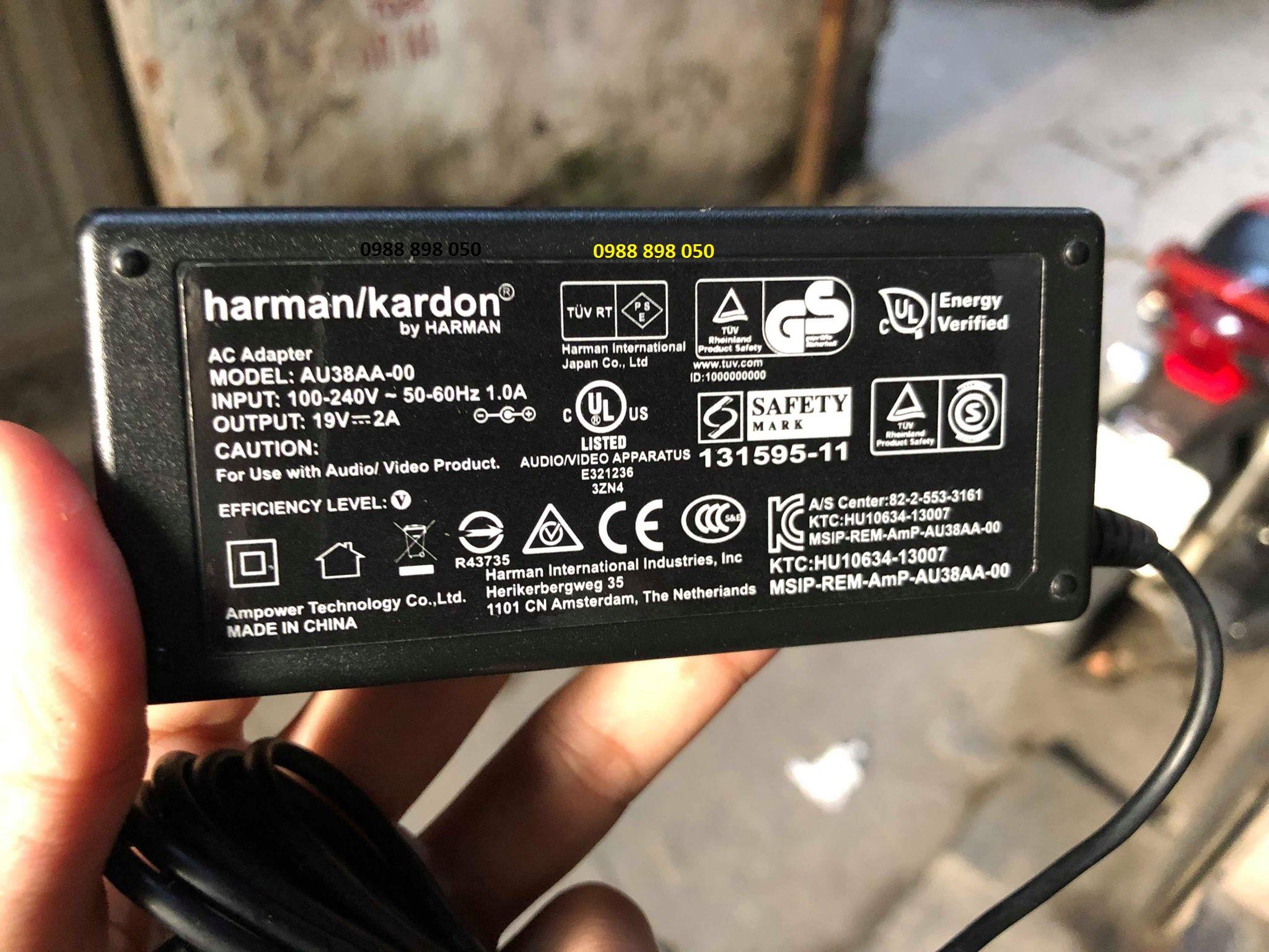 Sạc loa harman/kardon 19V 2A zin theo loa