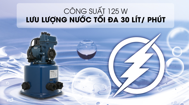 [HCM]Máy bơm tăng áp 125W-A130JTX Panasonic