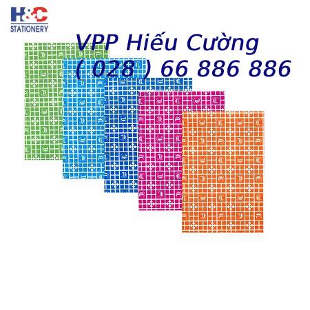 Sổ Caro 21x33cm. Do VPP Hiếu Cường cung cấp