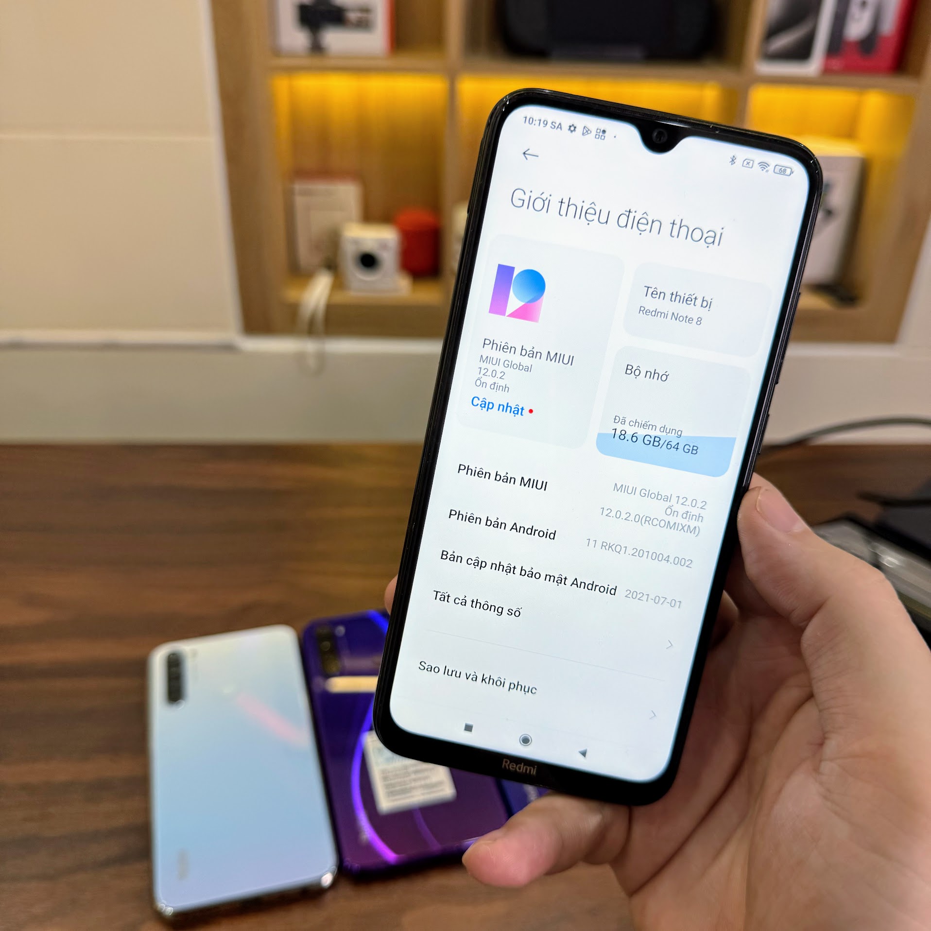 Xiaomi Redmi Note 8 screen 6.3 inch-snapdragon 665 Ram 6G 64g