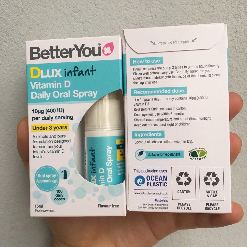 Vitamin D3 Dlux Xịt Anh 15ml