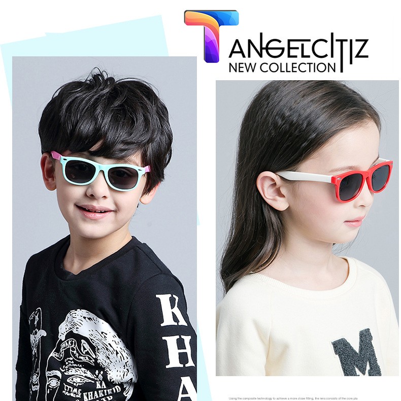 [Nhiều màu] Mắt kính râm trẻ em phân cực 802 [ tặng kèm hộp + thẻ thử phân cực ]