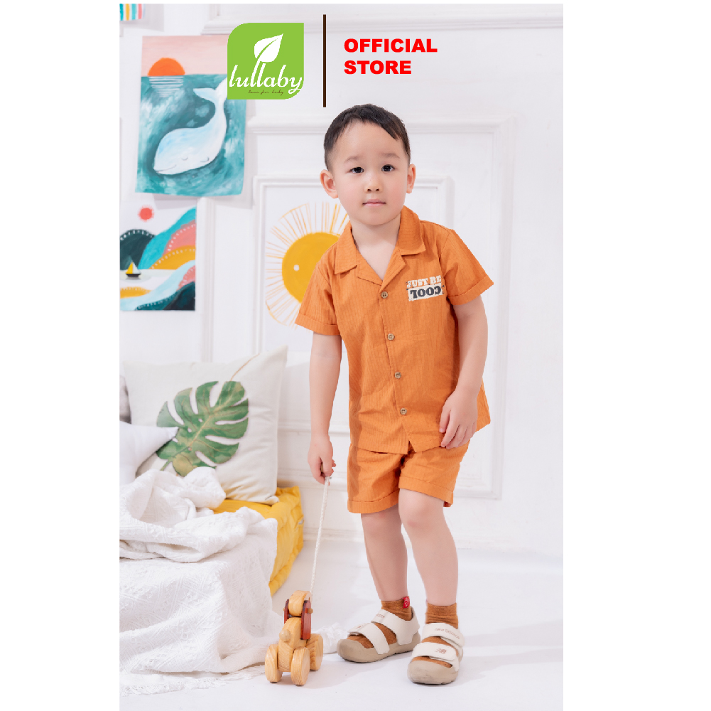 LULLABY - NH183V - Bộ bé trai cộc tay
