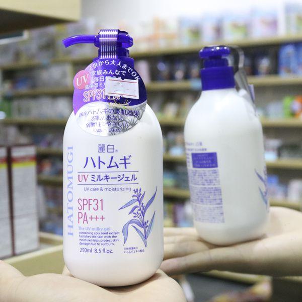 Sữa Dưỡng Thể Chống Nắng Hatomugi Nhật Bản