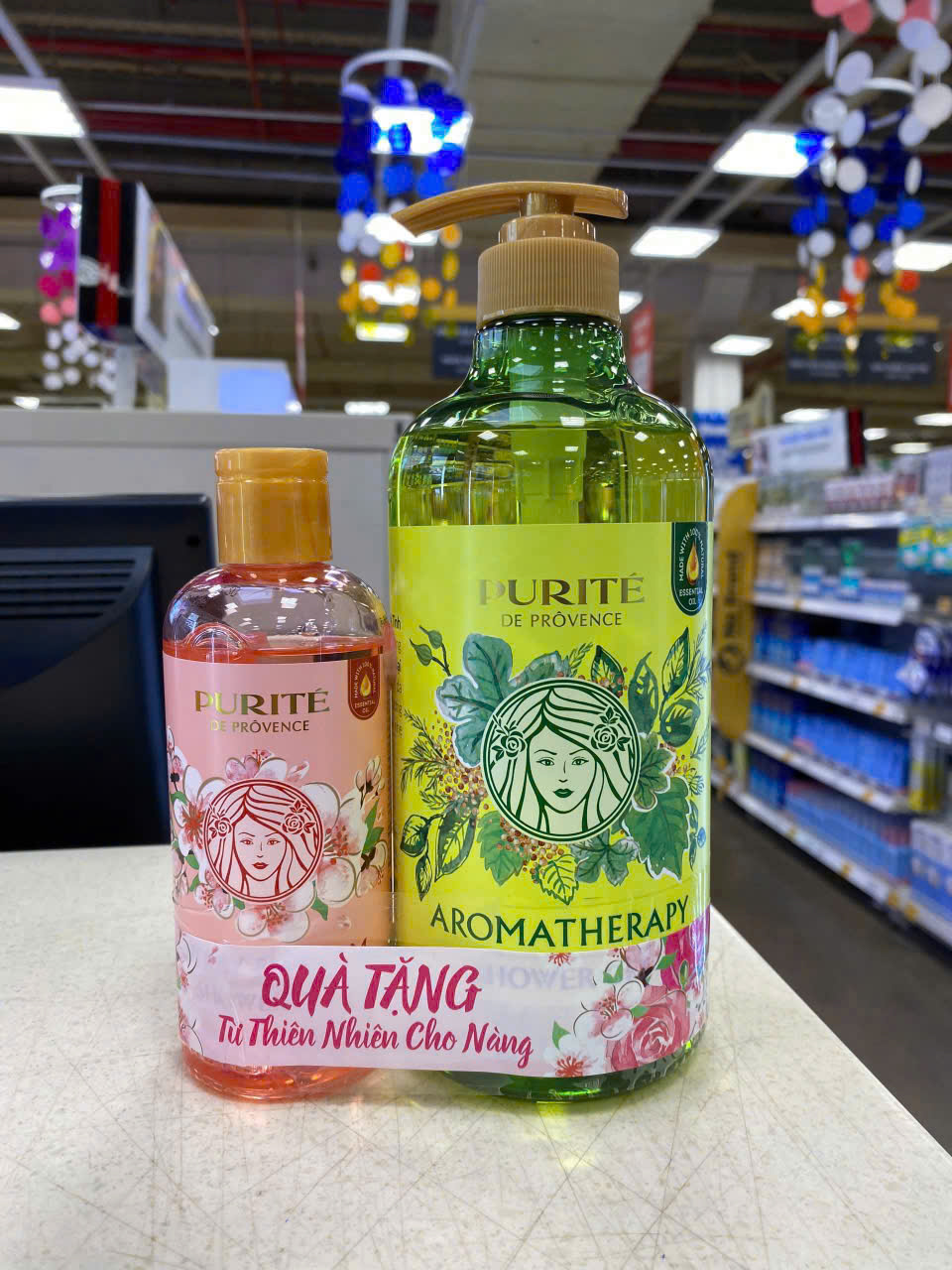 Sữa tắm Purite by Provence 850ml tặng chai 250ml