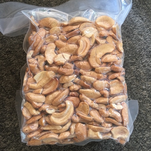 500G HẠT ĐIỀU RANG MUỐI BỂ/VỠ ĐÃ BÓC SẠCH VỎ LỤA