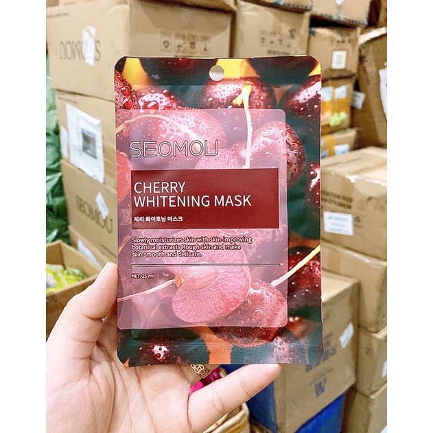 Mặt Nạ Trái Cây SEOMOU combo 50 miếng (Hàng Cao Cấp)