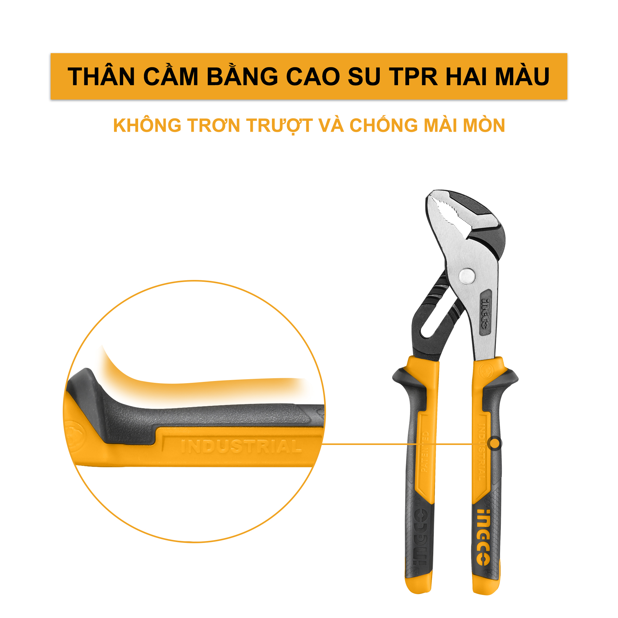 Kìm mỏ quạ 10 inch/250mm INGCO HPP28251