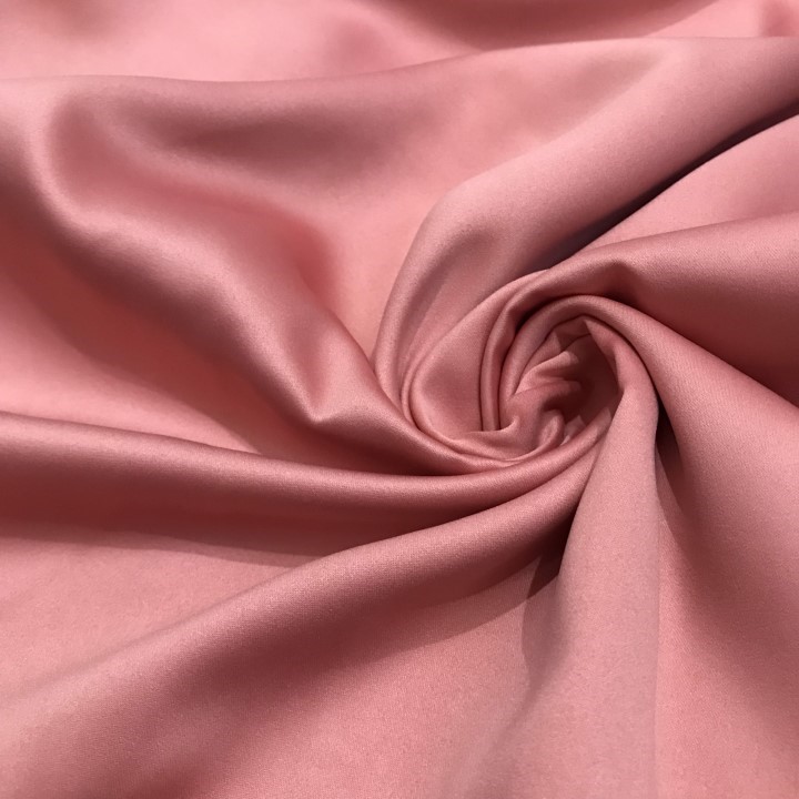 Vải Lụa RuBy Màu Hồng Khổ 1m7 - Chất Mềm Rũ, Mặt Vải Láng, Giãn Nhẹ, Độ Mỏng Vừa - May Đồ Bộ, Đầm Lụa