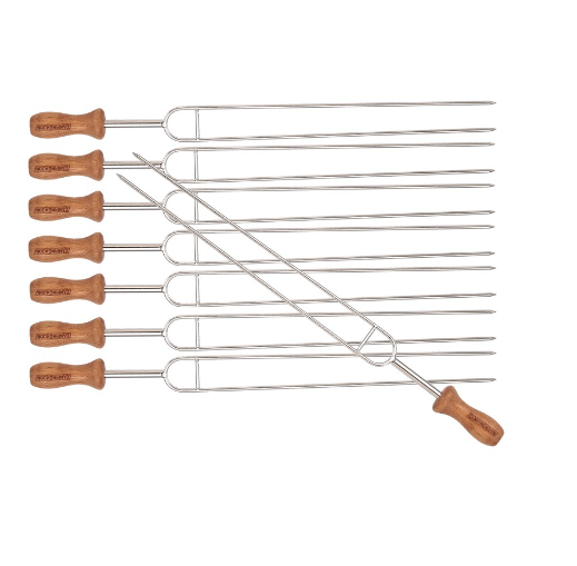 Xiên nướng BBQ Campingmoon MK-8 (Bộ 08 cái)