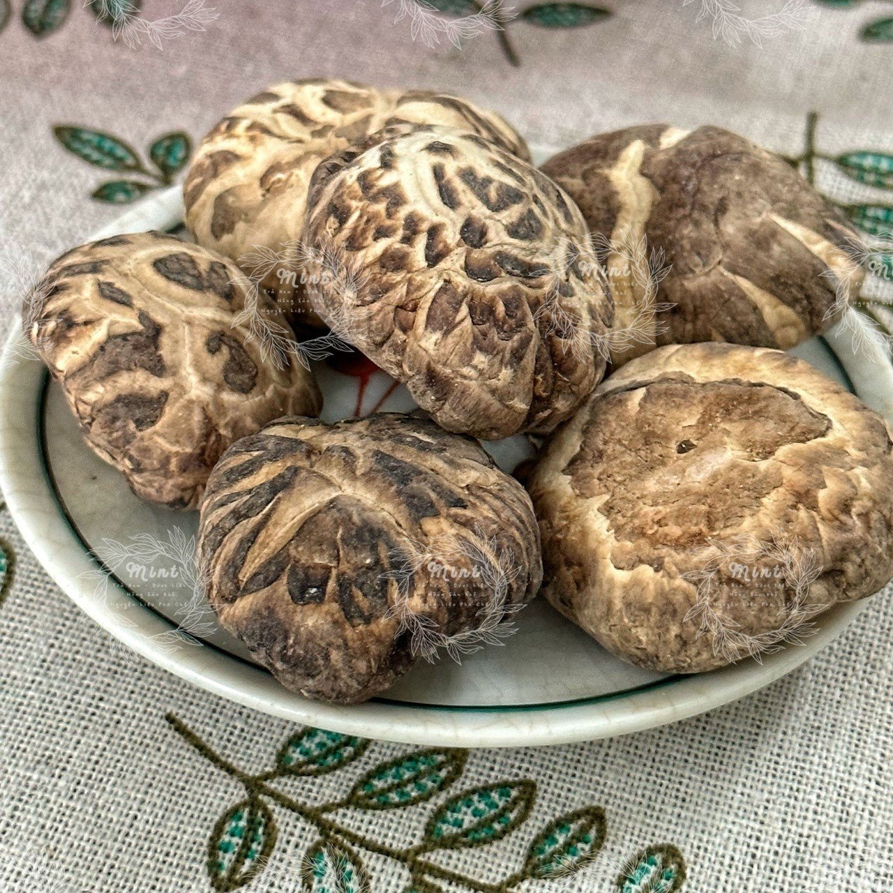 Nấm Đông Cô Khô (Nấm Hương Sấy Khô) size 4 phân - Túi 100gram
