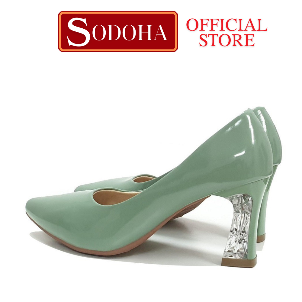 Giày nữ , giày nữ cao gót SODOHA SDH535 gót cao 7cm
