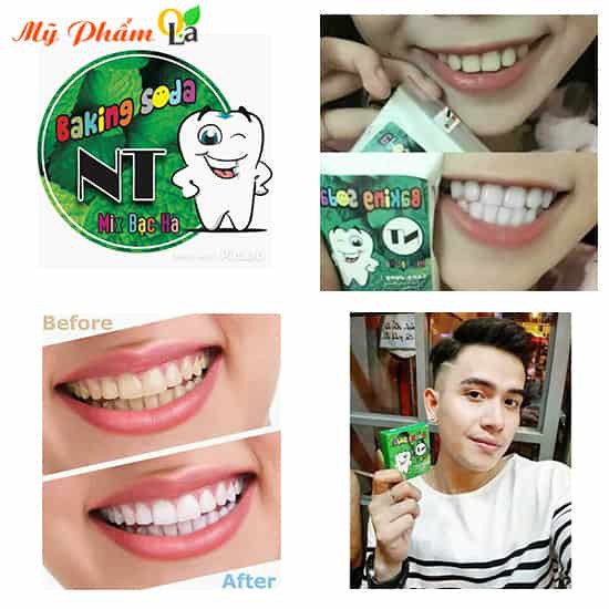 [HCM]Bột Làm Trắng Răng Baking Soda Mix Bạc Hà