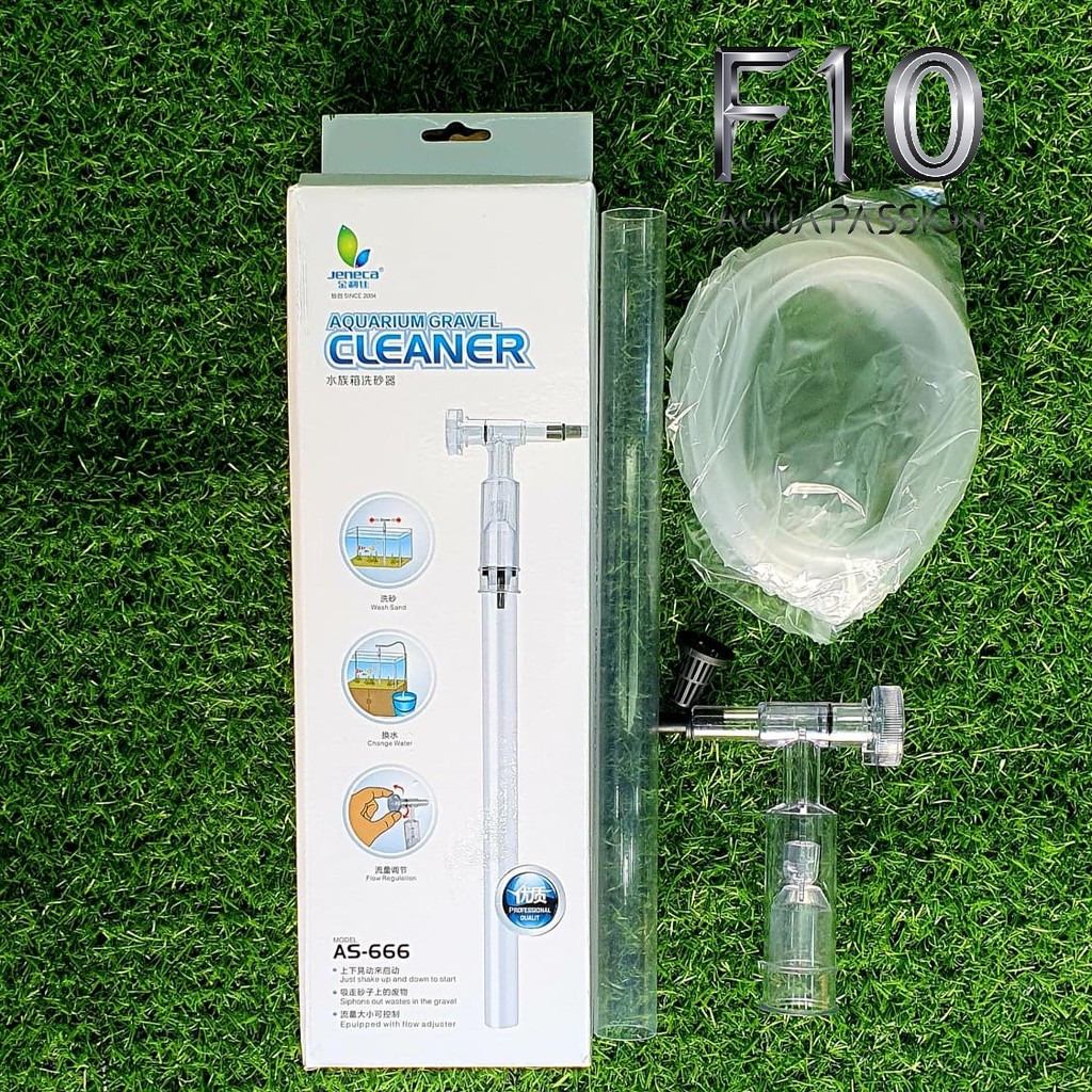 Dụng cụ hút phân cặn, thay nước bể cá - Jeneca AS- 666