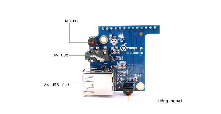 Bo mở rộng (Extension) cho Orange Pi Zero