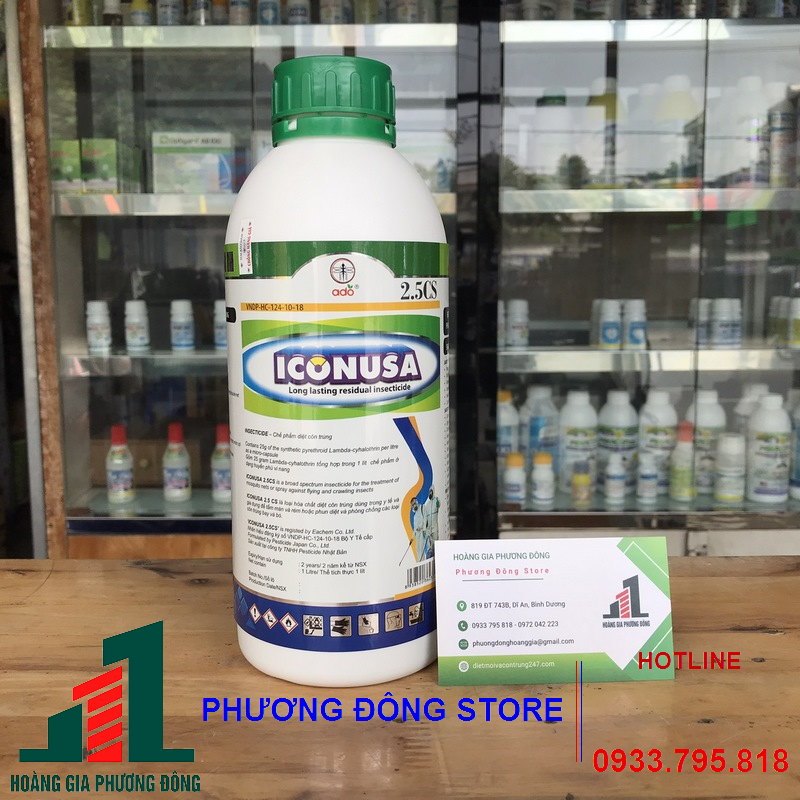 Thuốc diệt muỗi và côn trùng Icon USA (Chai 1 lít)