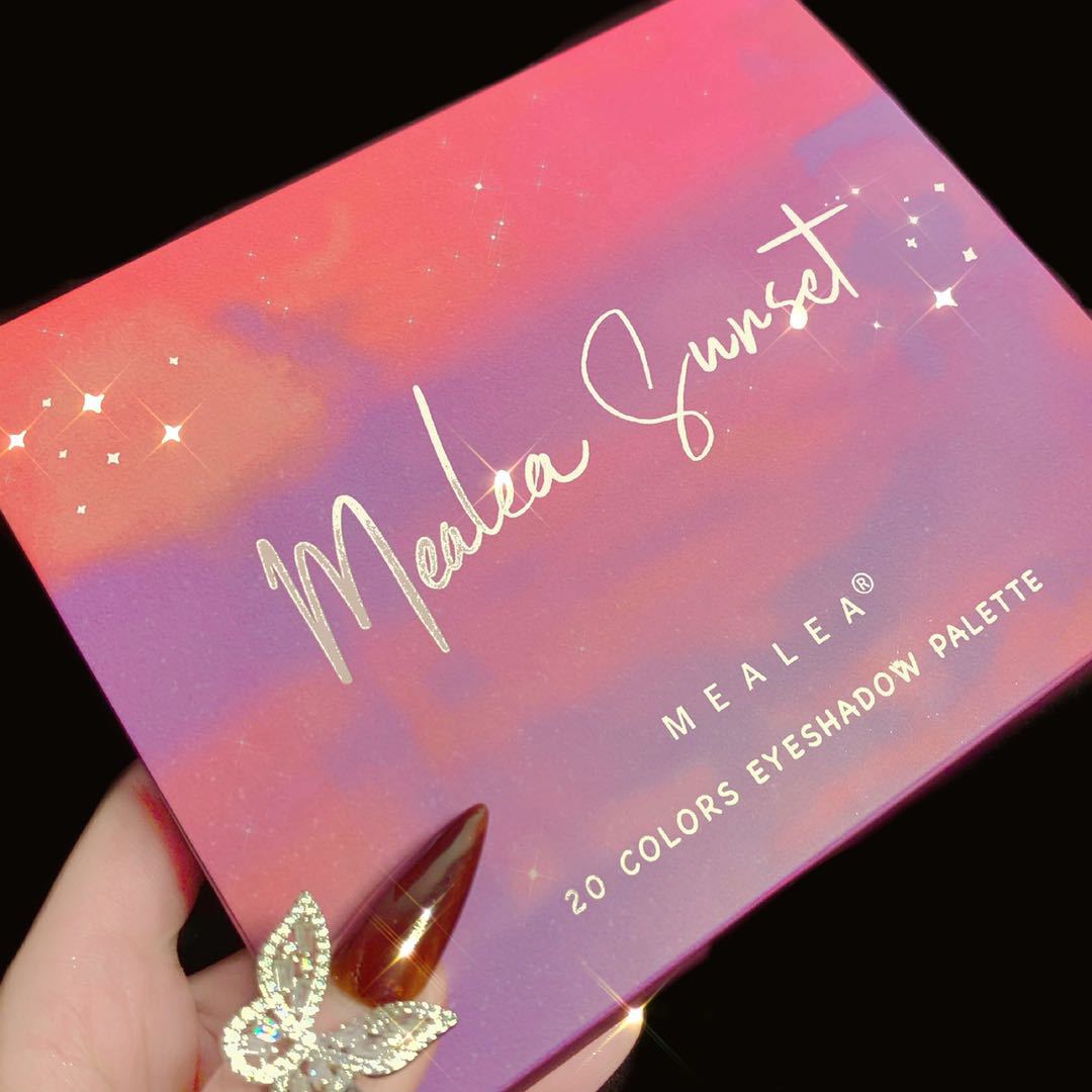 Bảng Phấn Mắt Nhũ Lì 20 Ô Mealea Sunset
