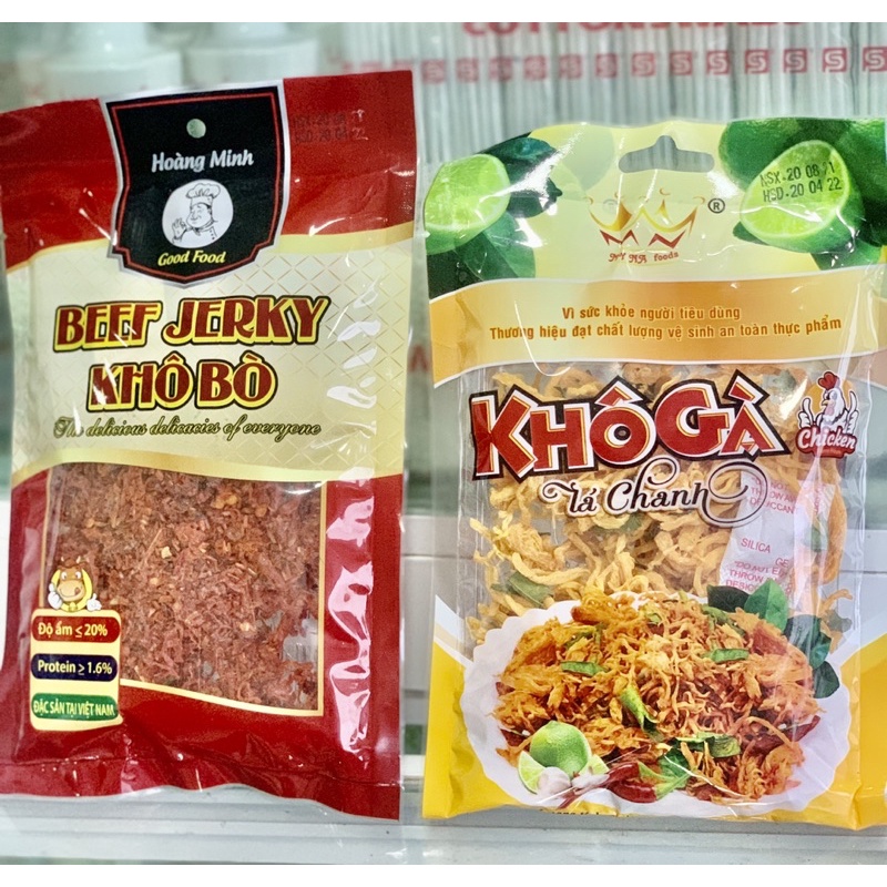 THỊT BÒ KHÔ/GÀ KHÔ 100G