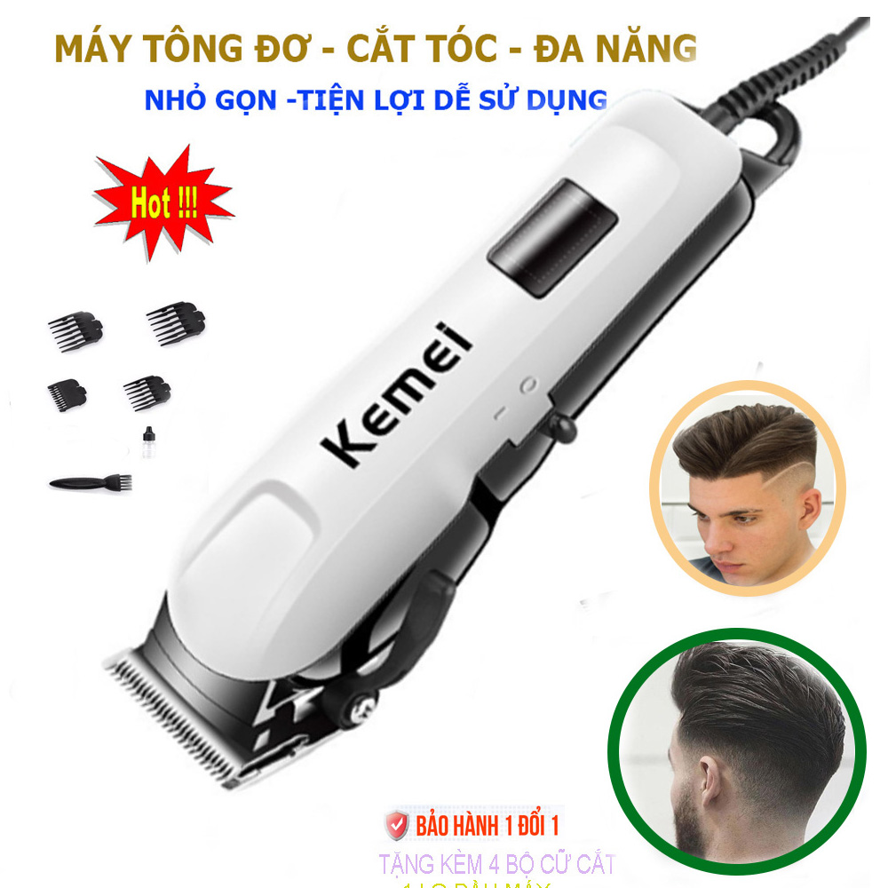 Tông Đơ, Máy Cắt Tóc, Tông Đơ Cắt Tóc Trẻ máy thiết kế đẹp hiện đại,cắt  khỏe với 4 bộ cữ cắt dễ dàng sử dụng ,tiện lợi cho mọi gia đình ,bảo hàng 1 đổi 1