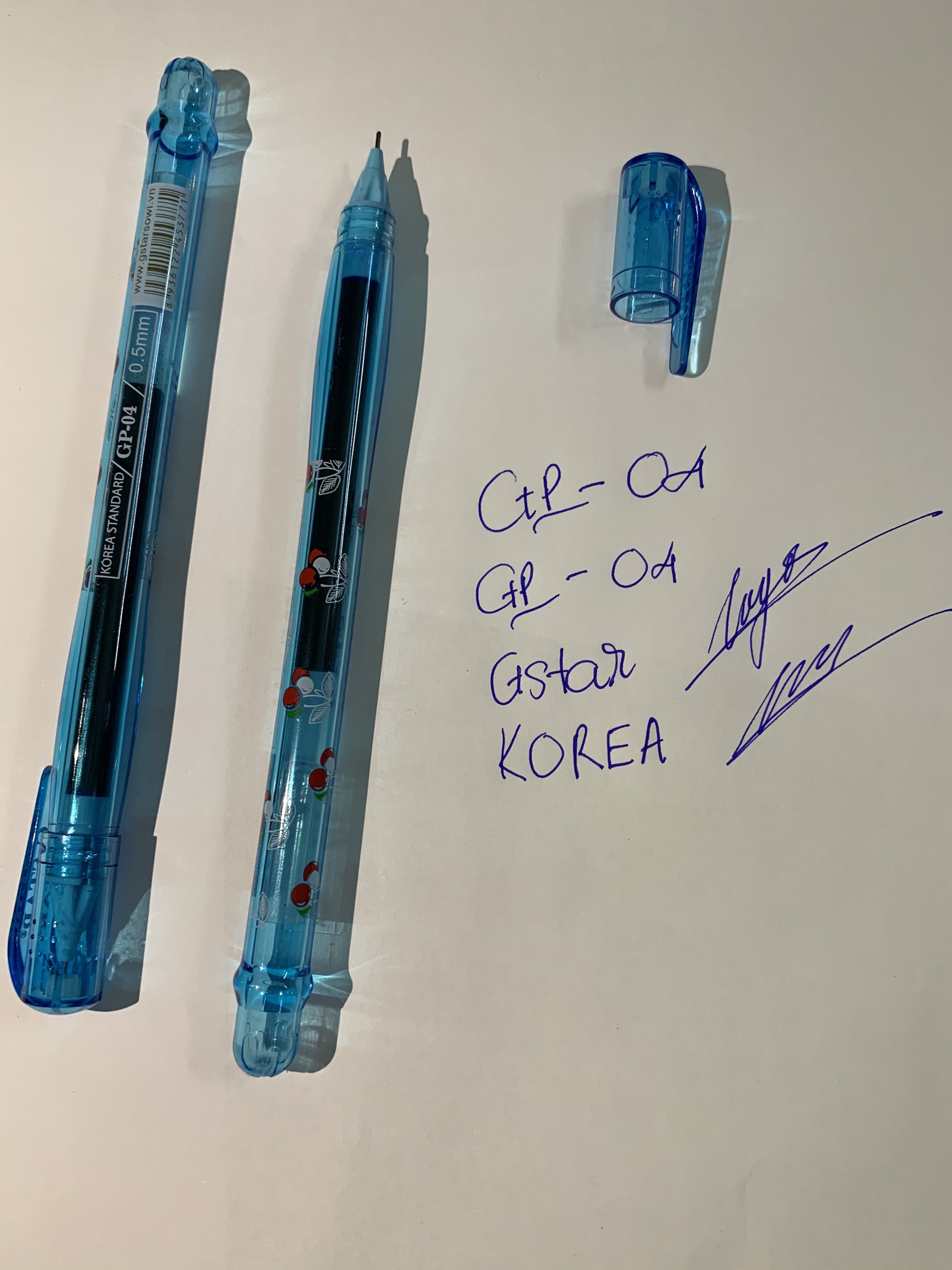 Viết Nước Gstar GP-04 (12 Cây) - Mực Xanh
