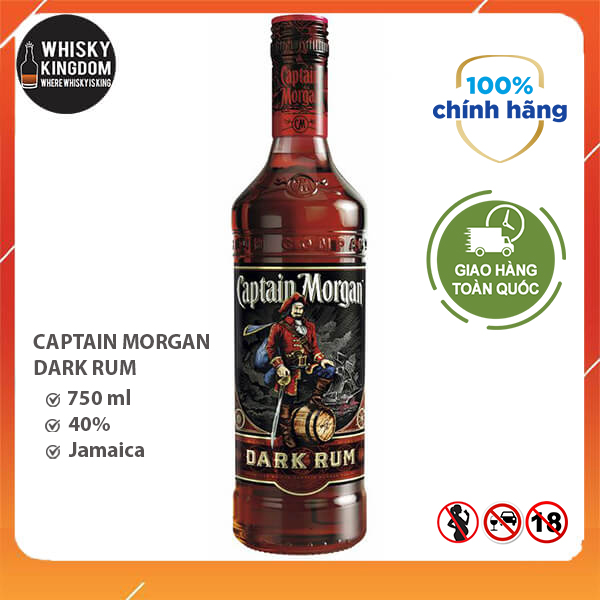 Rum nền captain morgan dark rum rum pha chế cocktail