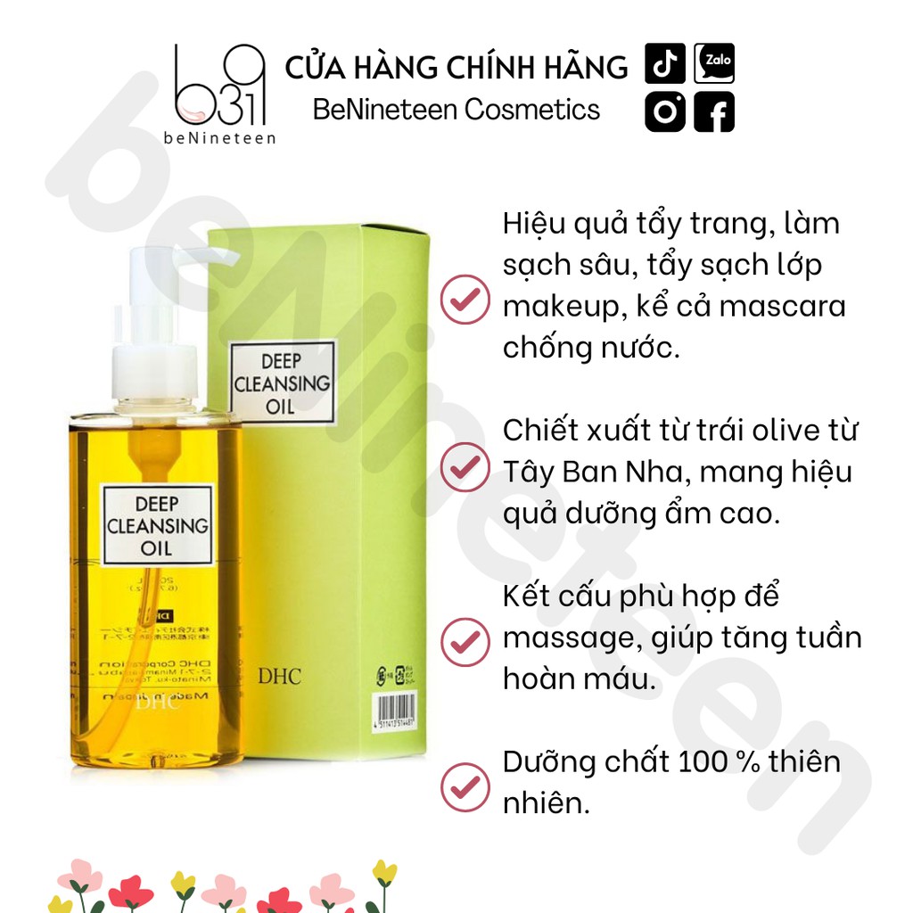 Dầu tẩy trang DHC 200ml