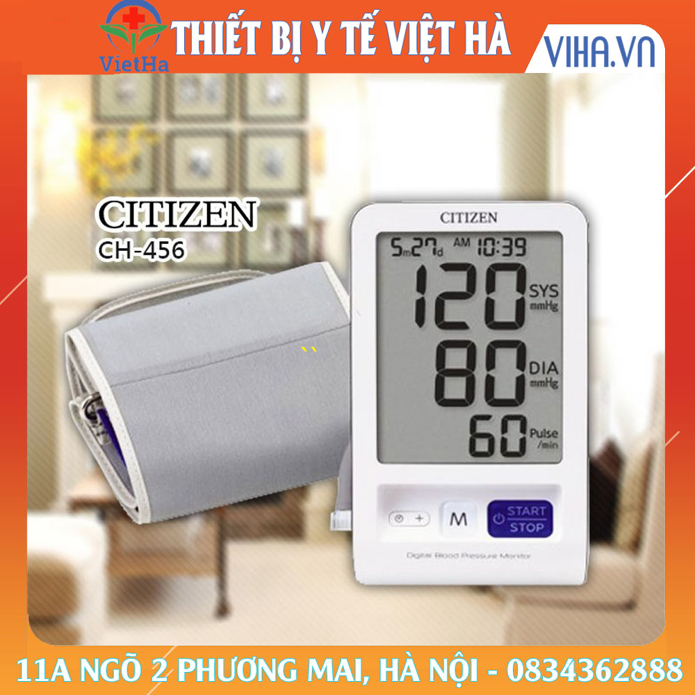 Máy đo huyết áp bắp tay Citizen CH-456