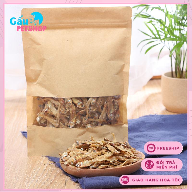 Snack cá cơm sấy khô cho chó mèo - gói 50/100g