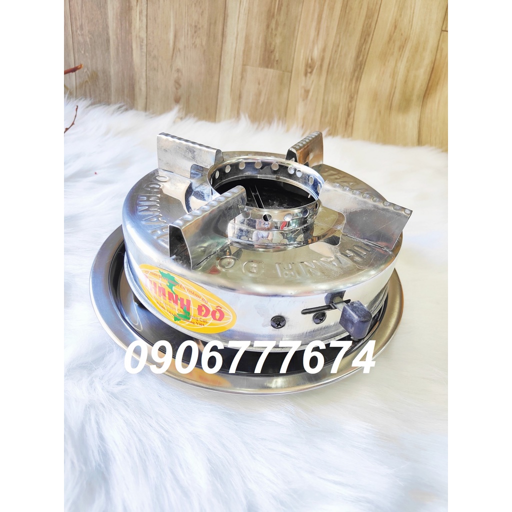 Bếp cồn thành đô và vỉ lót/dĩa lót bếp cồn inox bền đẹp