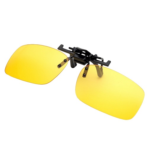 Tròng Kính Màu Vàng Dùng Kẹp Vào Mắt Kính Lật Tròng Độc Đáo Chuyên Dụng Cho Lái Xe Ban Đêm