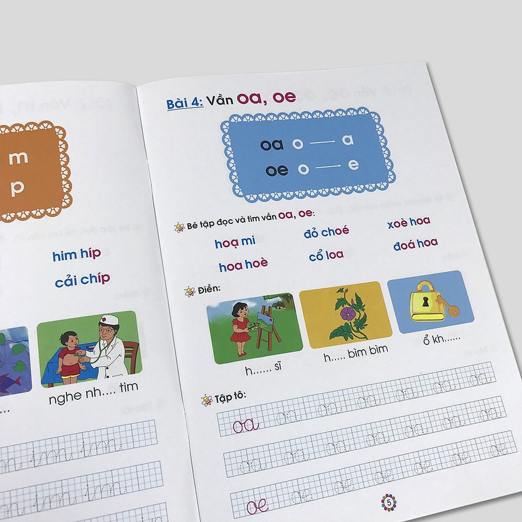 Sách: Combo Chuẩn Bị Cho bé Vào Lớp 1 (Túi 5 Cuốn)