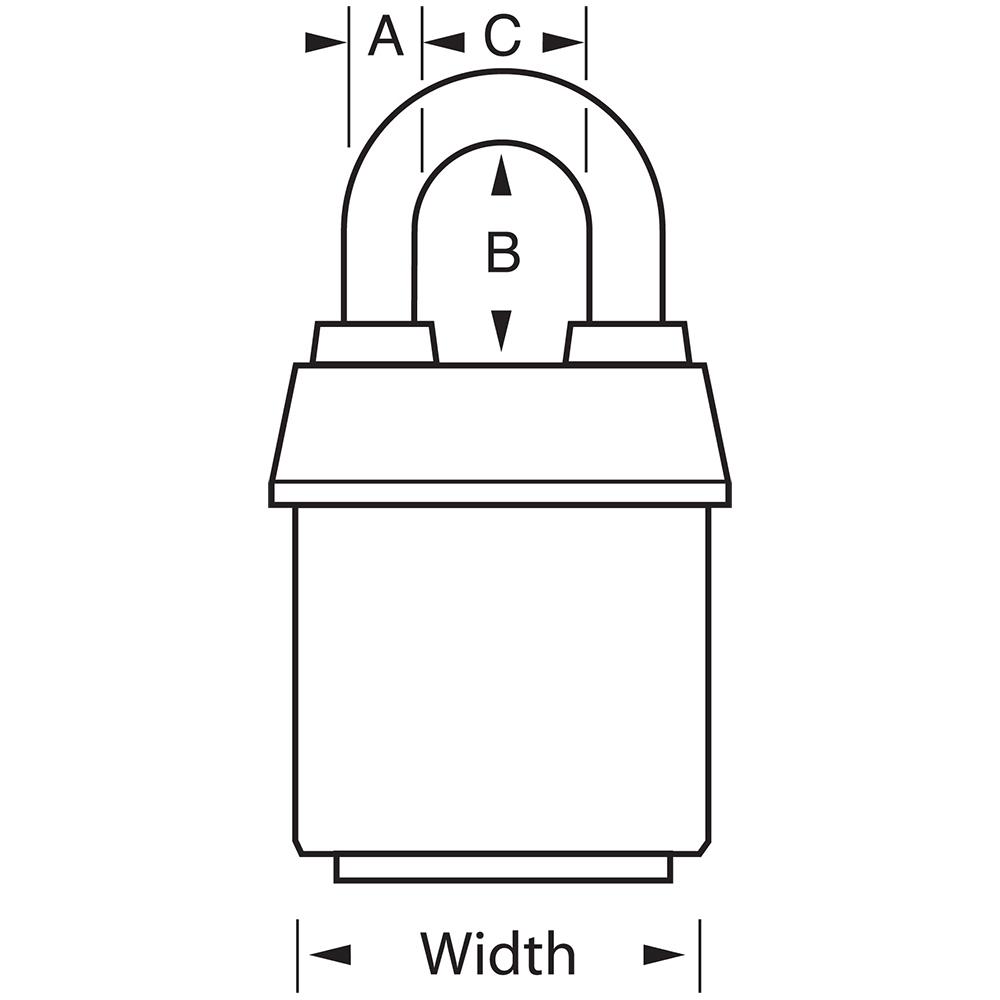 Ổ khóa chống cắt Master Lock 6125 4KEY dòng Proseries - MITISHOP