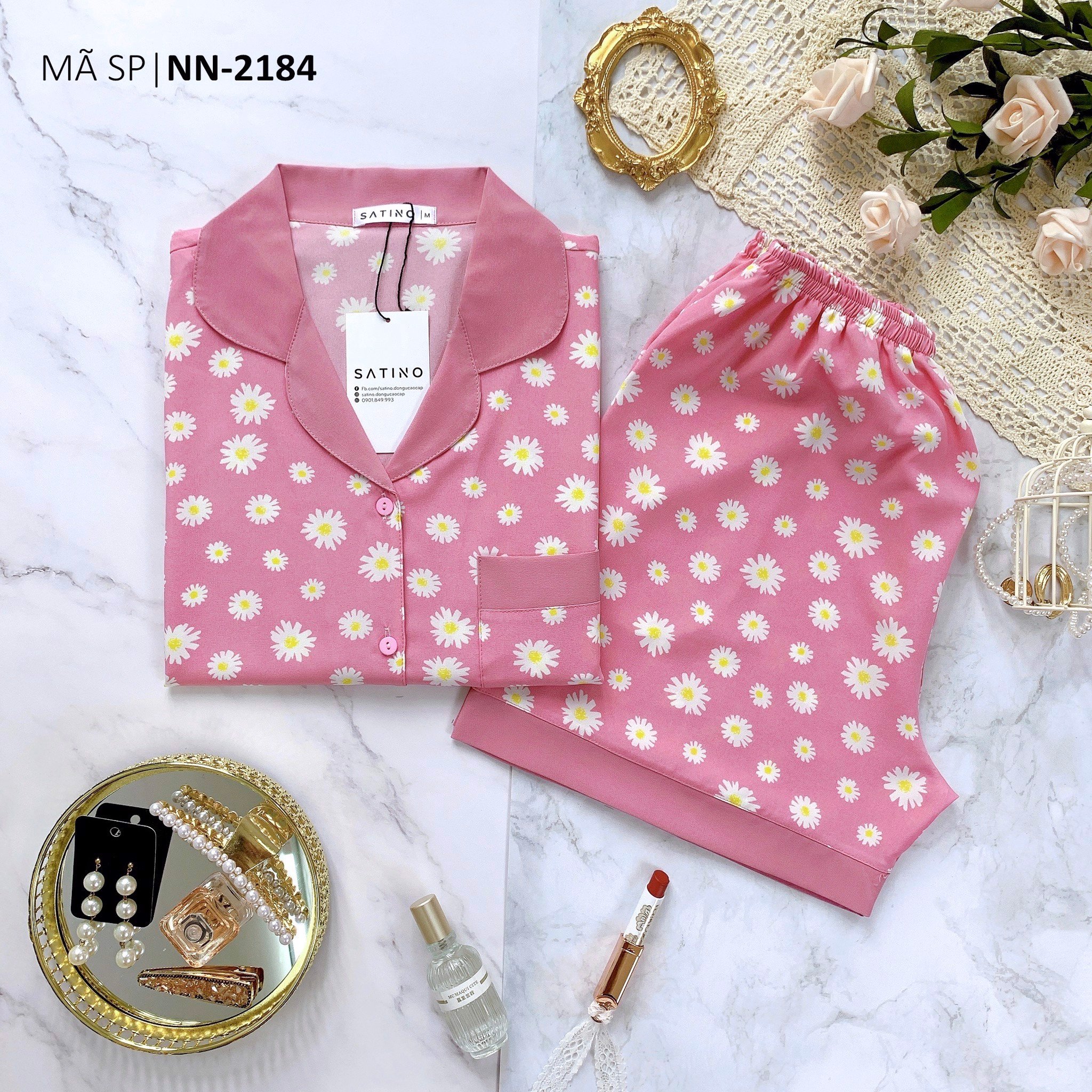 [COMBO 3 BỘ 439K] Pijama TNQN - Ellie Pink