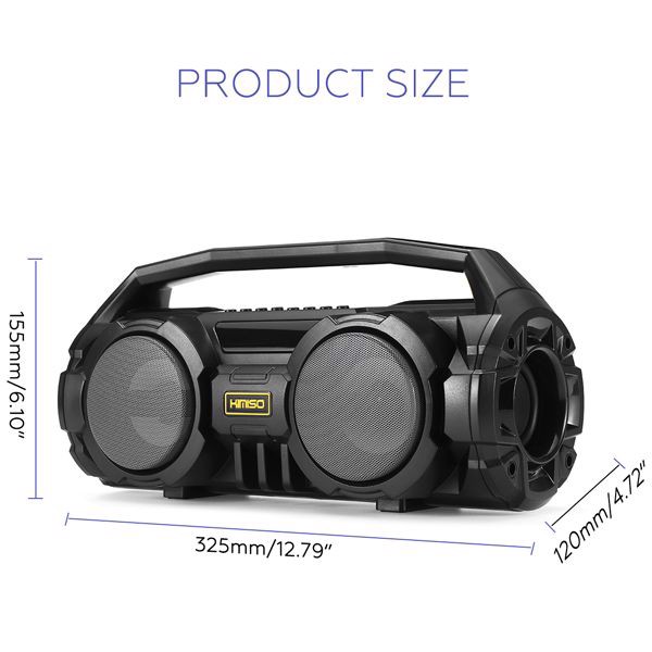 [HCM]Loa Karaoke Bluetooth Kimiso KM-S1/S2 Kèm Micro Dây