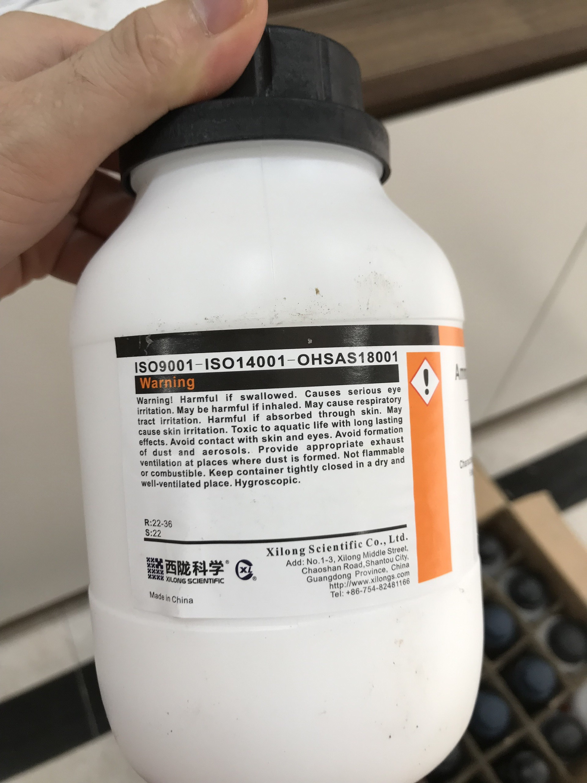 NH4CL lọ 500g