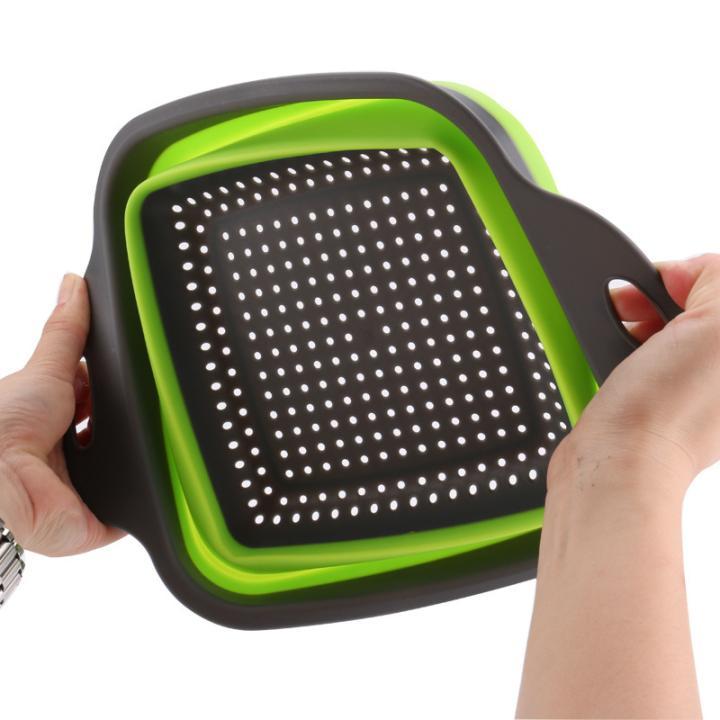 Collapsible Basket-folding plastic basket-2 piece combo