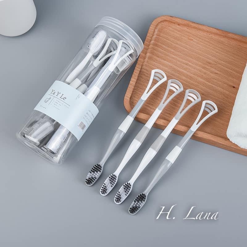 Hộp 8 chiếc bàn chải đánh răng 2in1