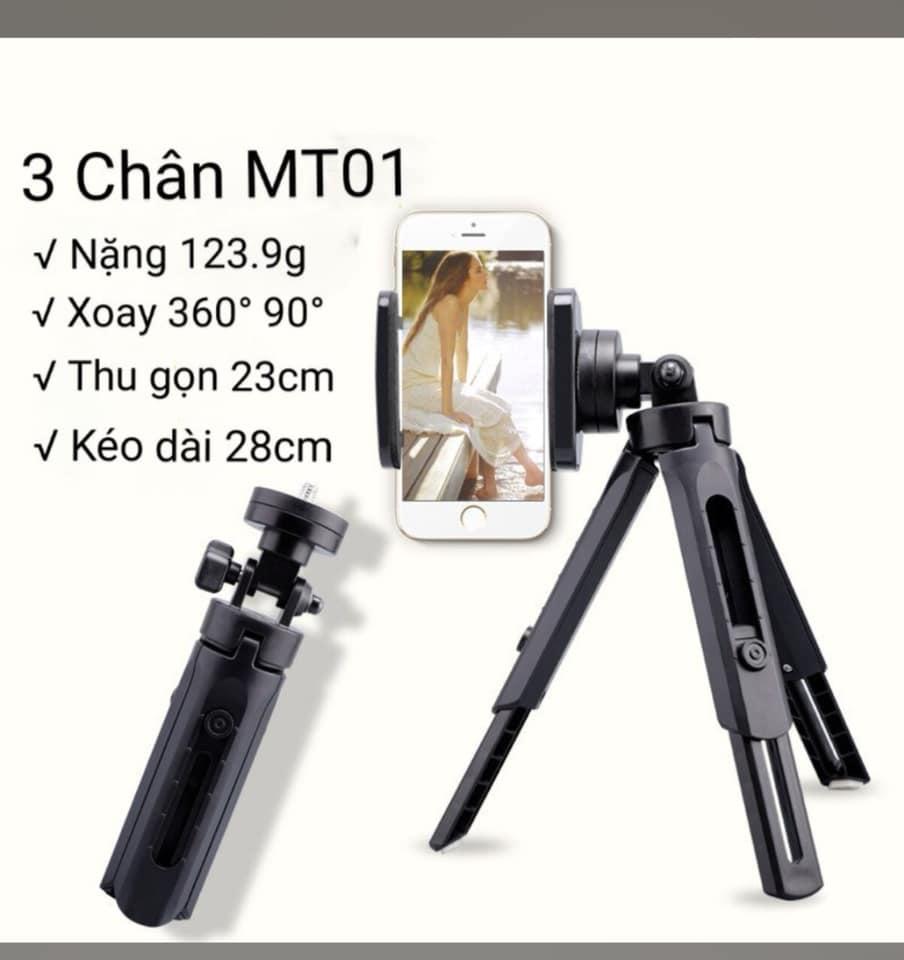 Giá đỡ đt 3 chân xoay 360 độ tripod đa năng