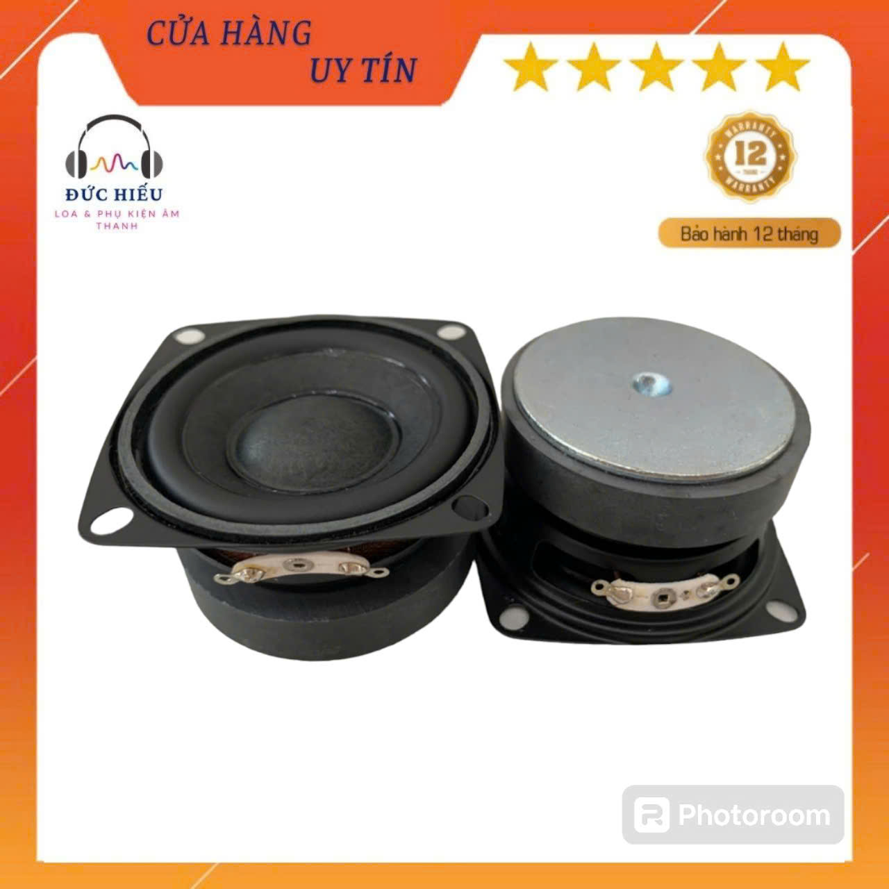 Loa toàn dải 2 inch 4Ohm 10W, chế loabluetooth tự ráp cao cấp - giá 1 loa
